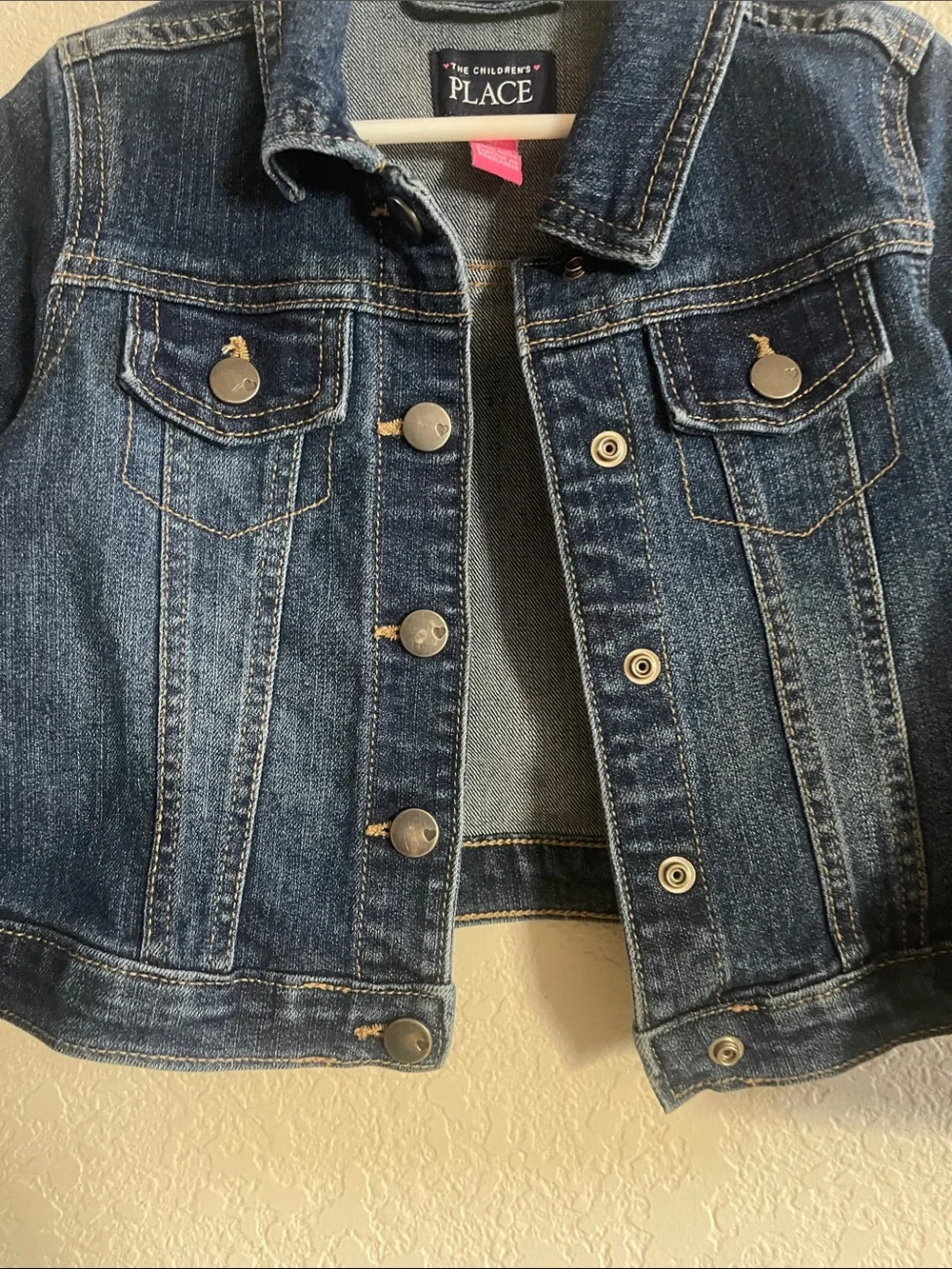 The Children's Place Dark Blue Denim Jean Jacket
